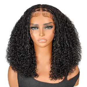 SuperNova 14-20Inch Real Human Hair Curly Wig - 13x6 Lace Front, Glueless & Pre-Plucked Natural Hairline, Soft and Tangle-Free, Perfect for Daily Wear and Protective Styles, Premium Quality Human Hair Wig for a Realistic Look