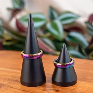 Down to Earth Rainbow Hematite Ring