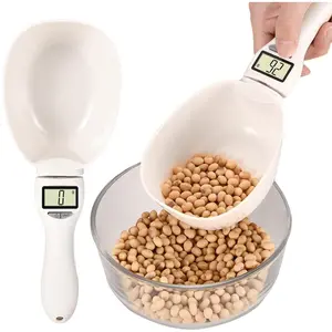 Digital food measuring spoon scale - electronic kitchen measuring spoon scale for cooking and baking - intelligent adjustable measuring cup for home chefs, bakers, chefs, and pet owners, Multifunctional measuring spoon