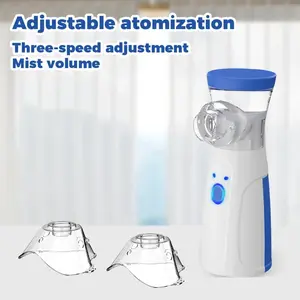 Portable Smart Humidifier, Rechargeable Handheld Humidifier for Home Travel Respiratory Care, Large Mist Handheld Nebulizer for Adults Kids