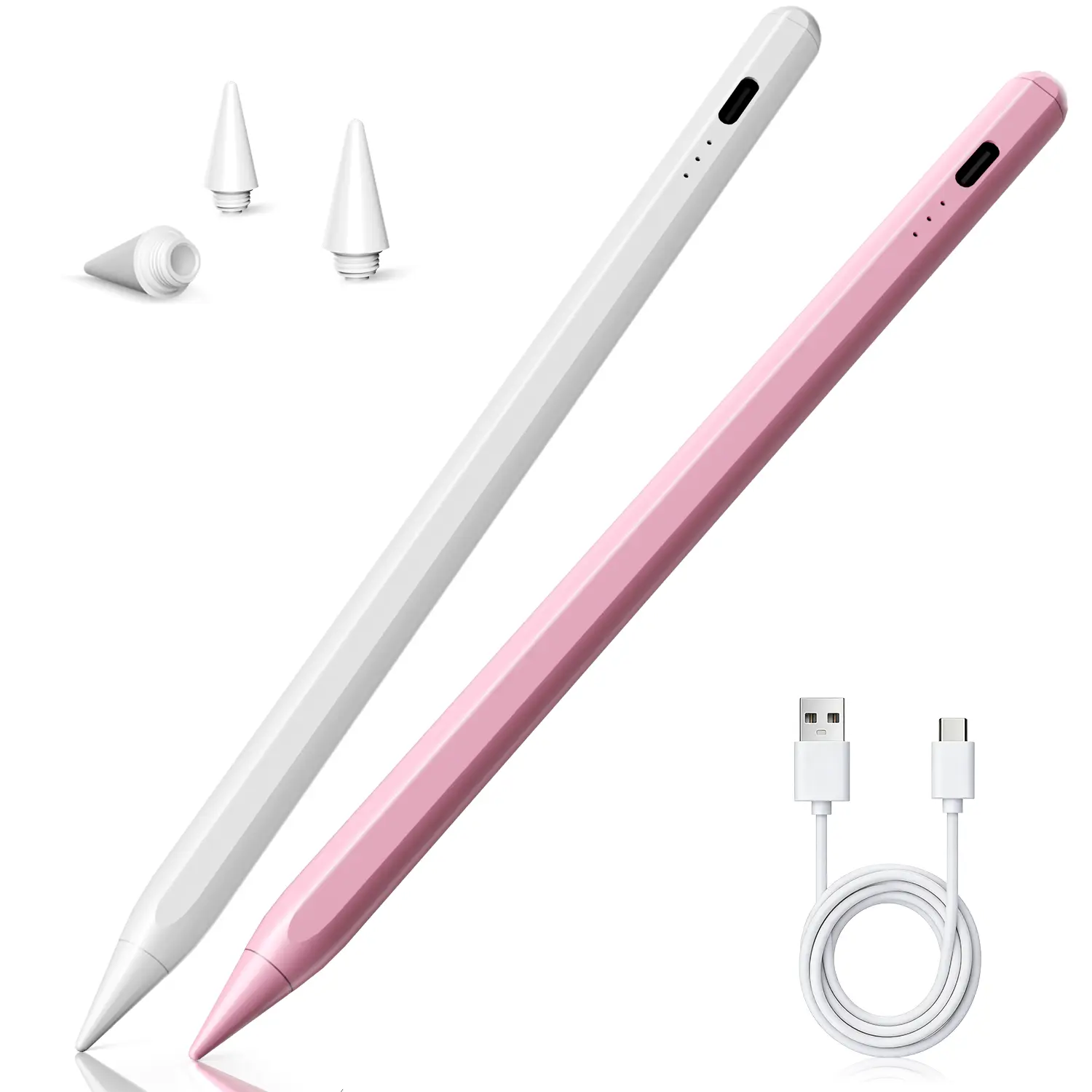 Stylus Pen for iPad 2018-2026, Fast Charge iPad Pencil with High Precision, Tilt Sensitivity, Palm Rejection, Magnetic for Note-Taking Drawing on Apple iPad 6-11/Air/Pro/Mini - No Pairing BackToSchool