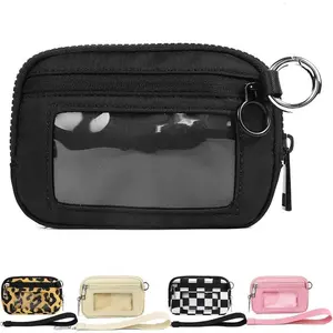 Iris' Wallet 2nd Gen, Multi-Color RFID Pouch Wallet, Compact Travel-Friendly Design with Key Ring, Detachable Strap, Trendy 2025 Wallet for Women, Perfect Holiday Gift