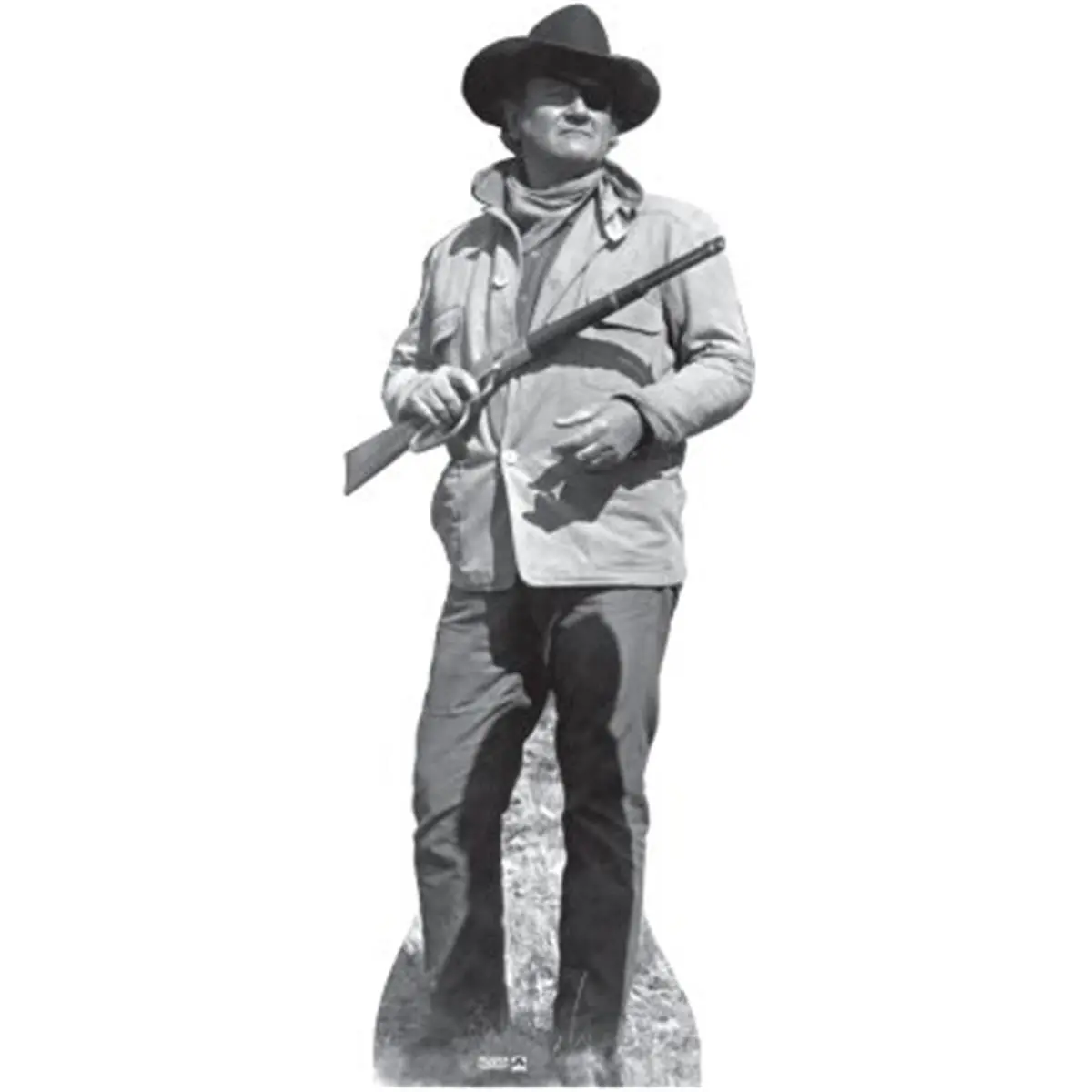 John Wayne True Grit Decorative Corrugated Cardboard Stand-Up Cutout, 76x22" Home Decor Home Supply