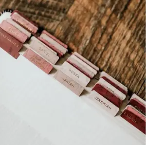 Rose Floral Bible Tabs - Christian Bible Tabs - Christian Gift - Books Of The Bible Tabs - Bible Accessories - Bible Tabs