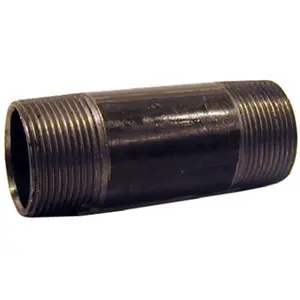 212 MAIN Mueller Industries 585-720HC Pre-Cut Black Pipe, 1 in. x 72 in. Length, Pre-Cut Length