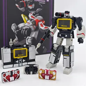PT-04 Black Soundwave PT04 PT04B Transformation  Tape G1 Mini Pocket War KO DX9 Action Figure Robot Toys Kids Gift