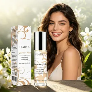 Jasmine Musk Pheromone Rollerball Essential Oil, Alcohol-Free Long-Lasting Scent, Perfect Gift for Holidays, Portable and Precise Application, Perfume Roll On