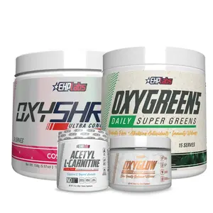 Summer Gear Up x Summer Shred Recomp Bundle | OxyShred Ultra + OxyGreens + OxyGlow + Carnitine | Energy, Gut Health & Recomposition Support