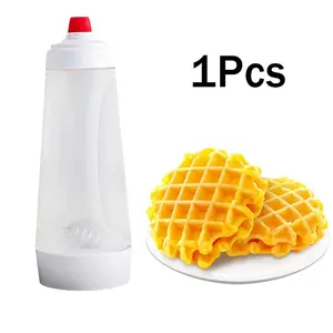 Pancake Batter Bottle Battler Mixer With Blender Ball Wire Whisk For Restaurant Baking Pancakes Cupcakes Muffins Crepes And More