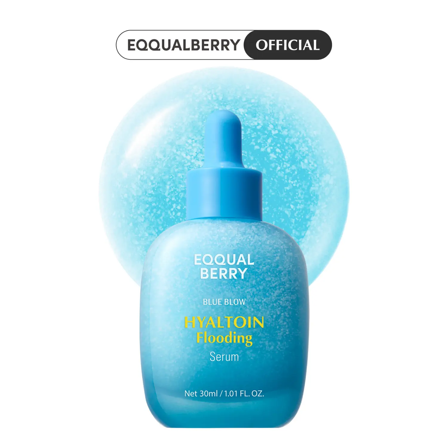 EQQUALBERRY Hyaltoin Flooding Serum – Deep Hydrating Korean Skin Care with 11 Hyaluronic Acids | Ectoine & Glacier Water | Barrier-Strengthening with 5 Ceramides, Fresh Glow 1.01oz / 30ml