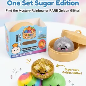 Squishy Mystery Dumplings, Soft Stress Relief Toy for Kids and Teens