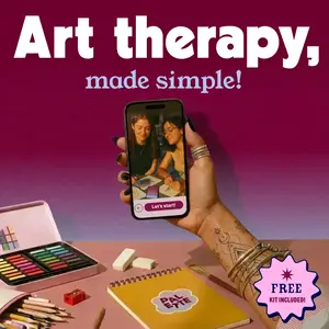 Stress Relief Art Kit — Guided Drawing Sessions + Free App — Perfect Gift for Anxiety & Self-Care