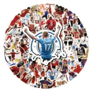 100 Piece Waterproof Football Stickers Set, Durable Vinyl Material, Perfect for DIY Projects & Decorations, Ideal Gift for Sports Enthusiasts