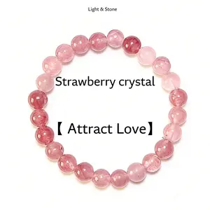 Strawberry Crystal: The Gentle Whisper of Love's Sweetness