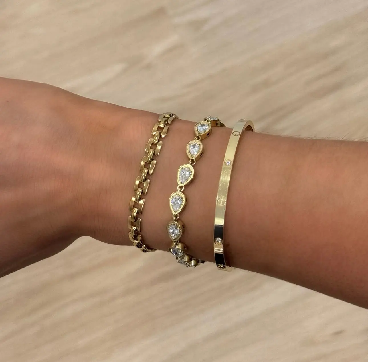 Gold Link Bracelet