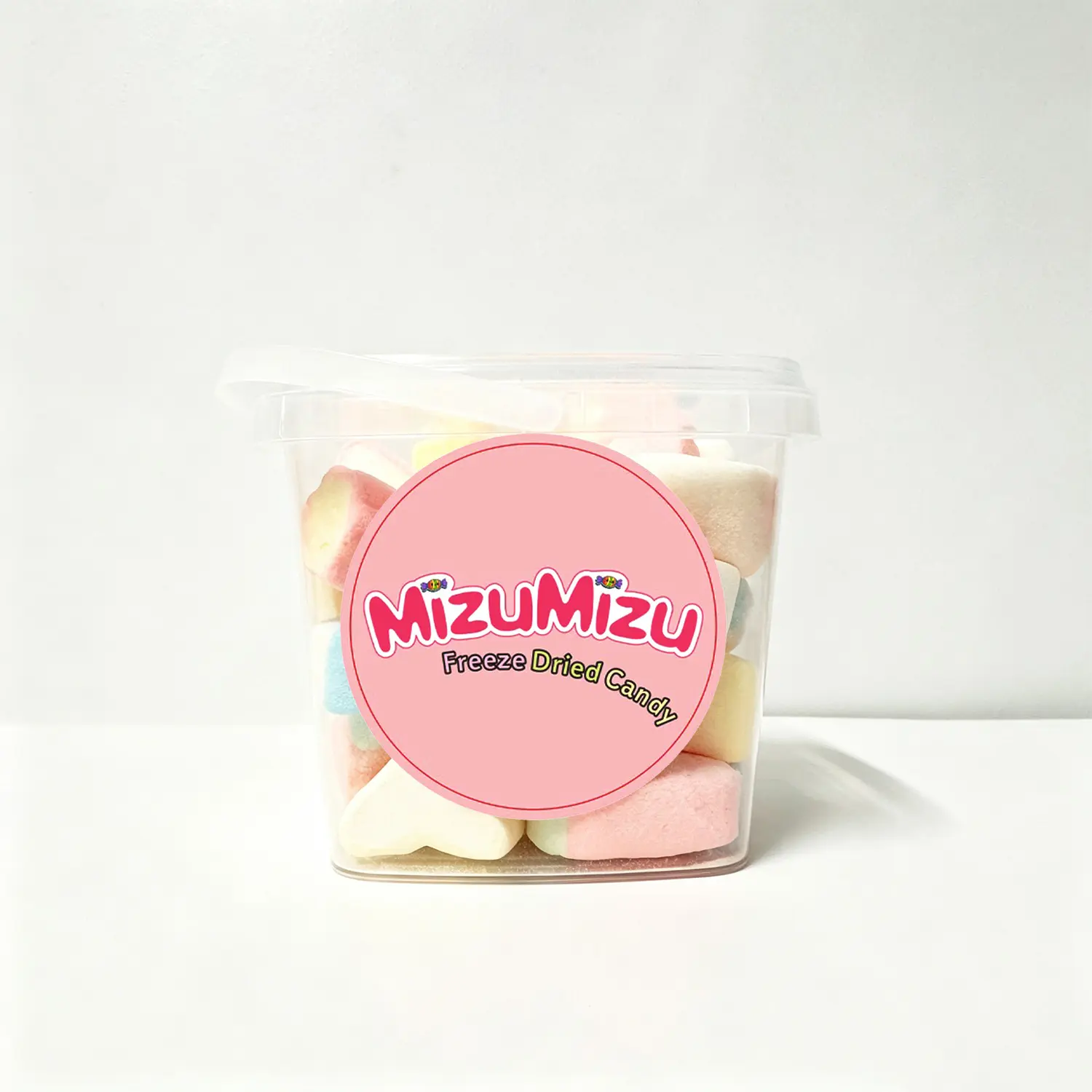 MIZUMIZU Freeze-Dried Rainbow Marshmallow Bites | Crispy Crunchy Fruit Flavor Sweet Snacks