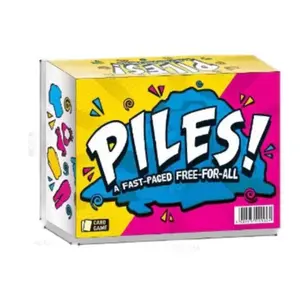 Stacking Card Game - Family Board Game for Kids & Adults, Family Fun Game, Perfect for Family Game Night, Travel, Memory Challenge and Party, 10-Minute Quick Play, Ideal Gift for All Ages