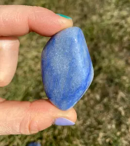Blue Aventurine Tumbled Stone - Multiple Sizes Available - Tumbled Blue Aventurine Crystal - Polished Aventurine Gemstone - Aventurine Stone