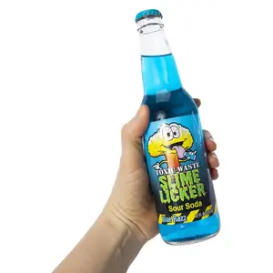 SLIME LICKER Blue Razz Soda Tangy Candy Beverage Sour