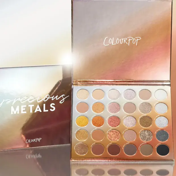 ColourPop Precious Metals - Sparkly Neutral Palette Long-lasting Matte 0954 ColourPop Precious Metals - Sparkly Neutral Palette Long-lasting Matte 0954