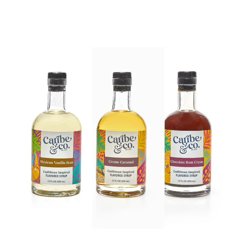 Coffee & Tea Lovers Syrup Bundle (No Coconut) - Perfect for Coffee & Matcha, Cocktails, and More Vanilla