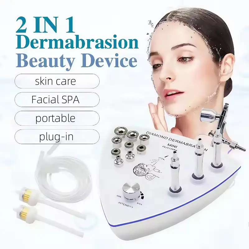 3 in 1 Multifunctional Diamond Microdermabrasion Machine, Water Spray Exfoliator Beauty Device, Facial Care Equipment, New Condition