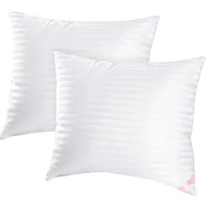 Throw Pillow Inserts Machine Washable Premium Polyester Fiber Fill for Sofa Bed & Decorative Cushions White 20x20inch