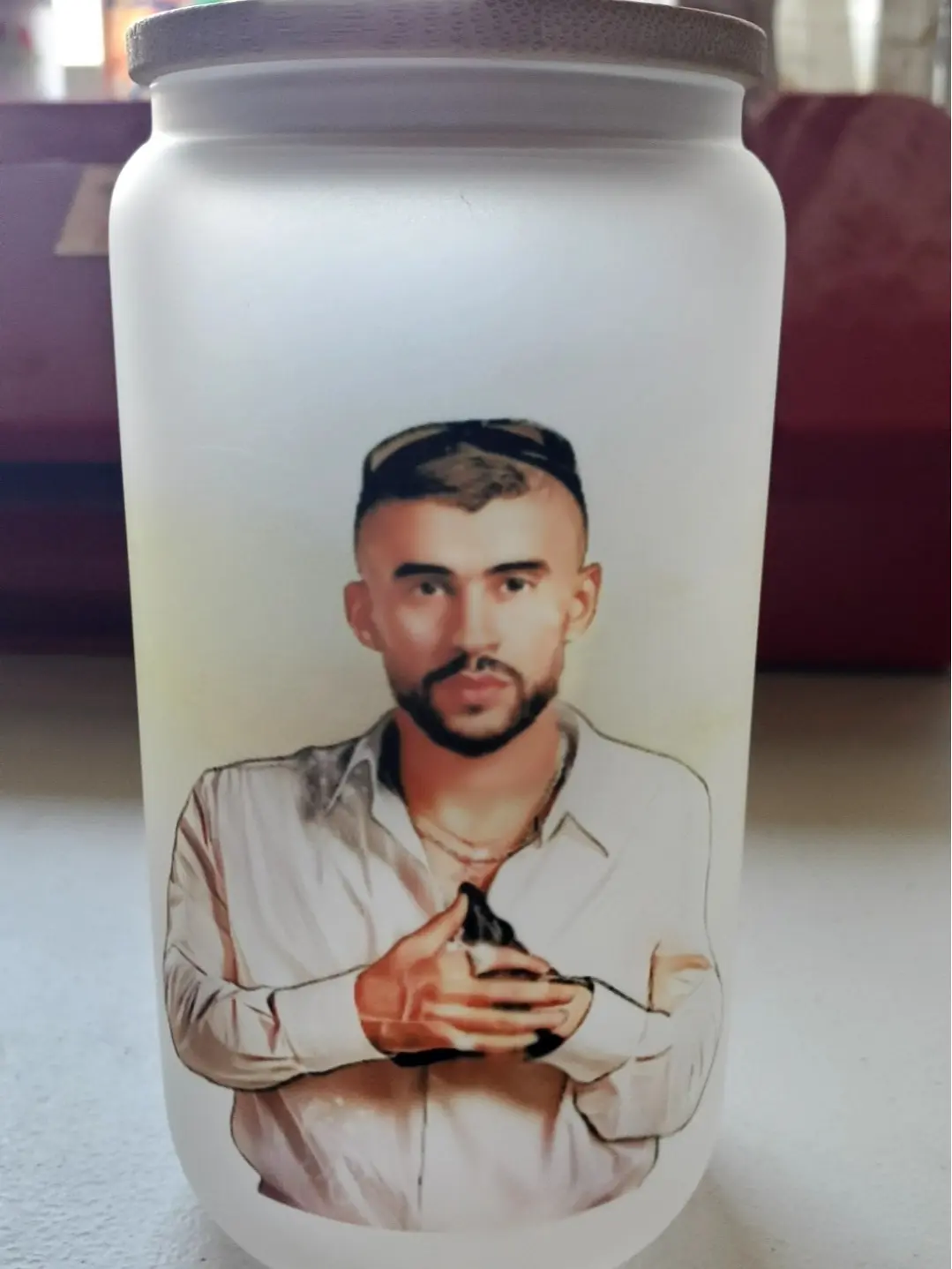 BB 16 oz glass cup