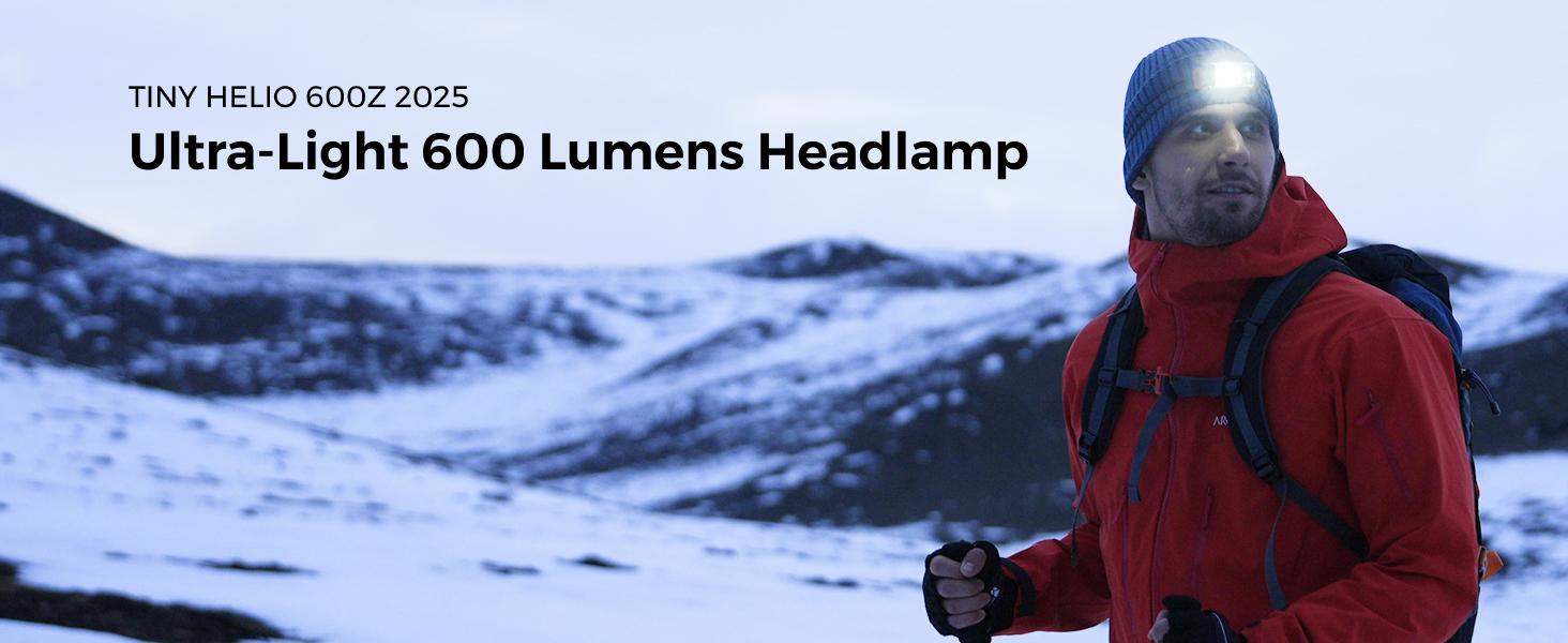 Flextail TINY HELIO 600Z 2025——Ultra-Light 600 Lumens Headlamp