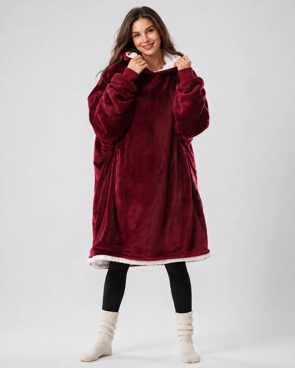 Ultra Soft Plush Oversized Blanket Hoodie