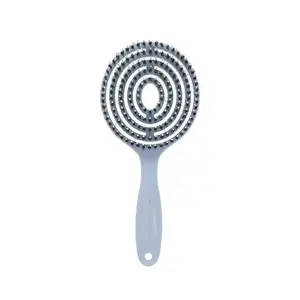 Easy Haircut Comb Hollow Massage Multicolor Hollow Circular Hair Brush - Scalp Massage & Detangling Comb Anti Tangle Brush for Smooth Hair Styling Detangler Brush