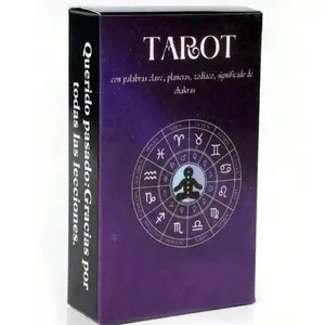 The Learn Tarot Card Set, Tarot Card Game, is suitable for beginners and contains card meanings, keywords, chakras, planets, zodiac signs, elements, yes or no, and affirmations, making it ideal for tarot practice and spiritual growth