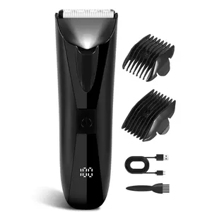 Manscape Groin & Body Hair Trimmer for Men, Electric Pubic Trimmer Shaver,Manscape Kit with Ceramic Blade Head,Waterproof Wet/Dry Shaver