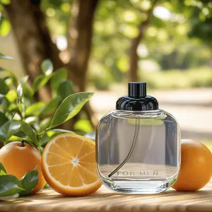 3.4 Ounces Men's Cologne Long-Lasting Citrus Spice & Woody Fragrance 1-2% High-Concentration Light Perfume Elegant Refreshing Day & Night Luxurious for Sensitive Skin