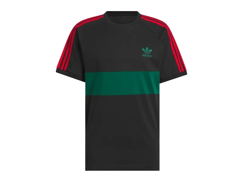 adidas 3-Stripes Panel Tee Black/Collegiate Green (men) by StockX adidas 3-Stripes Panel Tee Black/Collegiate Green (men) by StockX