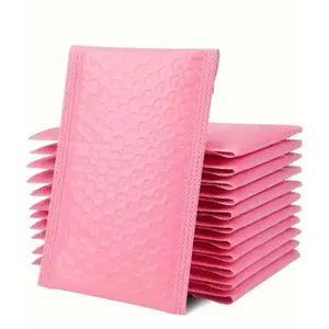 Bubble Envelope Bags 4x8 Inches Thick Foam Filled Self-Seal Waterproof Non-Transparent Shipping Packaging for Jewelry Cosmetics Small Business