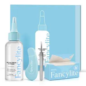 Fancylite Super Melting Sebum Softener 3.38 fl oz with 50 Skin Wrap Cotton Pads for Deep Pore Cleansing & Sebum Removal