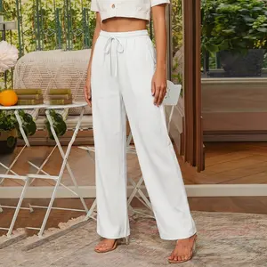 Women’s Summer Breathable Comfortable Casual Wide-Leg Pants — Fashionable, Versatile, Loose and Elegant Women’s Trousers