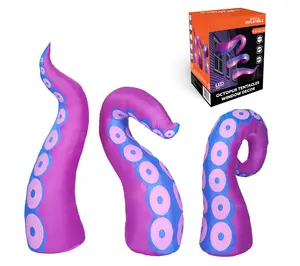 Joyfy 3-Piece Halloween Inflatable Giant Octopus Tentacle