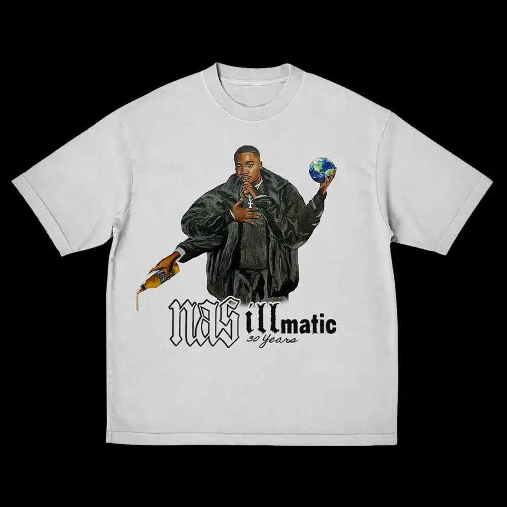 30 Years Of Illmatic Cement T-Shirt - Nas T shirt