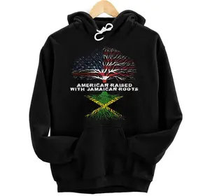 American Raised with Jamaican Roots Jamaica Hoodie, Sweatshirt, T-Shirt