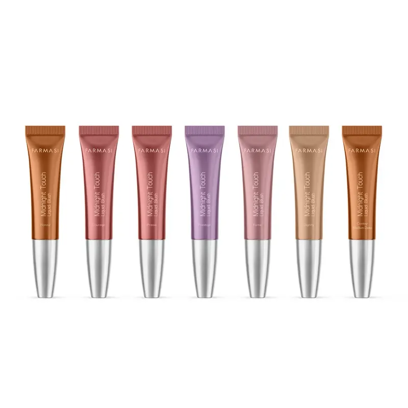 Midnight Touch Set of 7 - New Shades Blush - Just give a twist and the soft, dreamy applicator effortlessly bestows a radiant glow - achieve a skin like finish that flatters