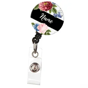 Country Garden Personalized Badge Reel
