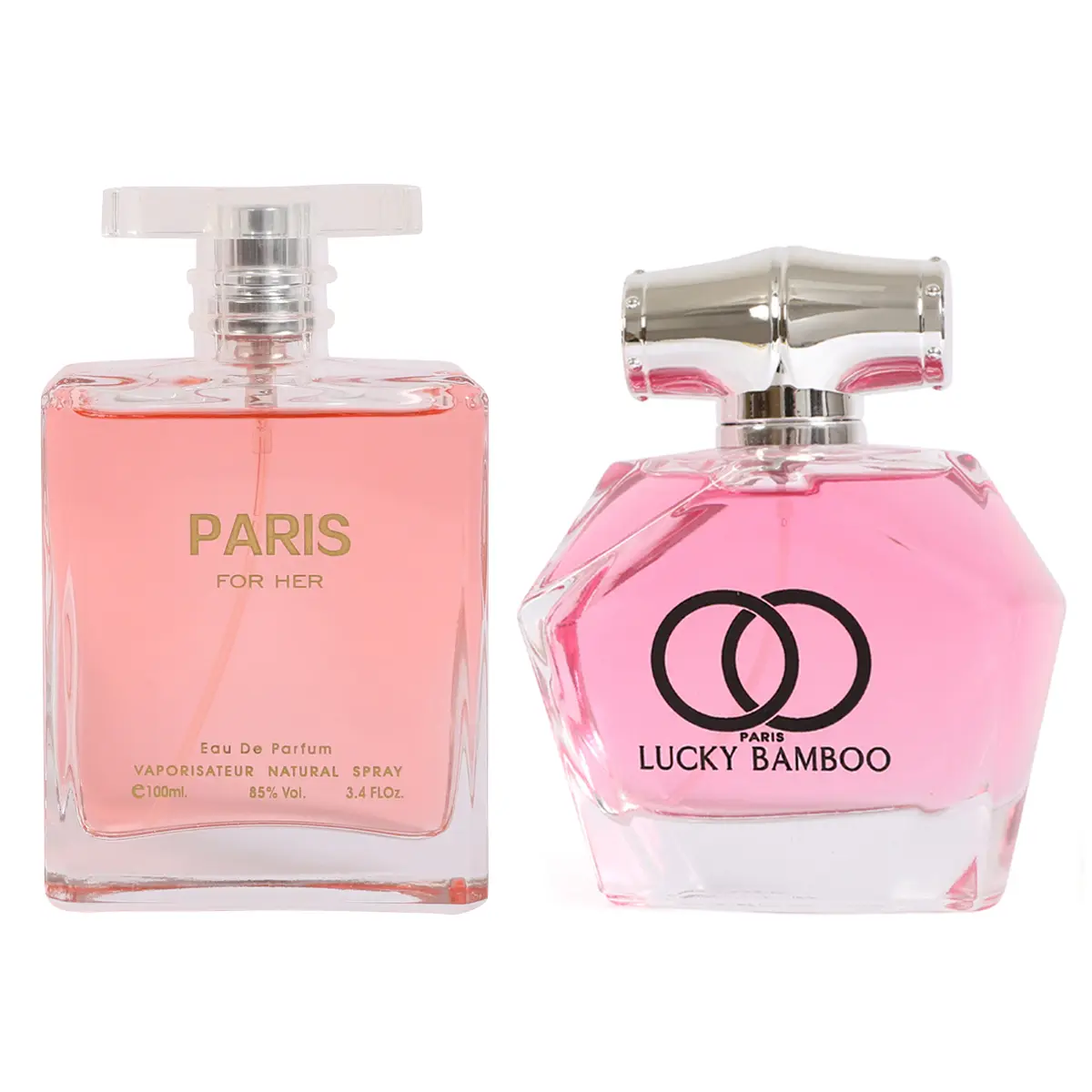 Women's Perfume Bundle - Paris for Her & Paris Luck Bamboo Perfume for Women Eau de Parfum 100ml