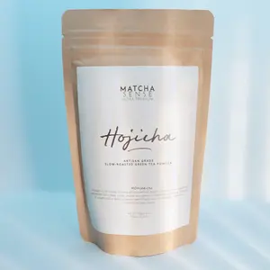 Hojicha Powder - 100g, Premium Slow-Roasted, Creamy & Flavorful with Notes of Caramelized Chocolate, Roasted Nuts and Hot Cocoa