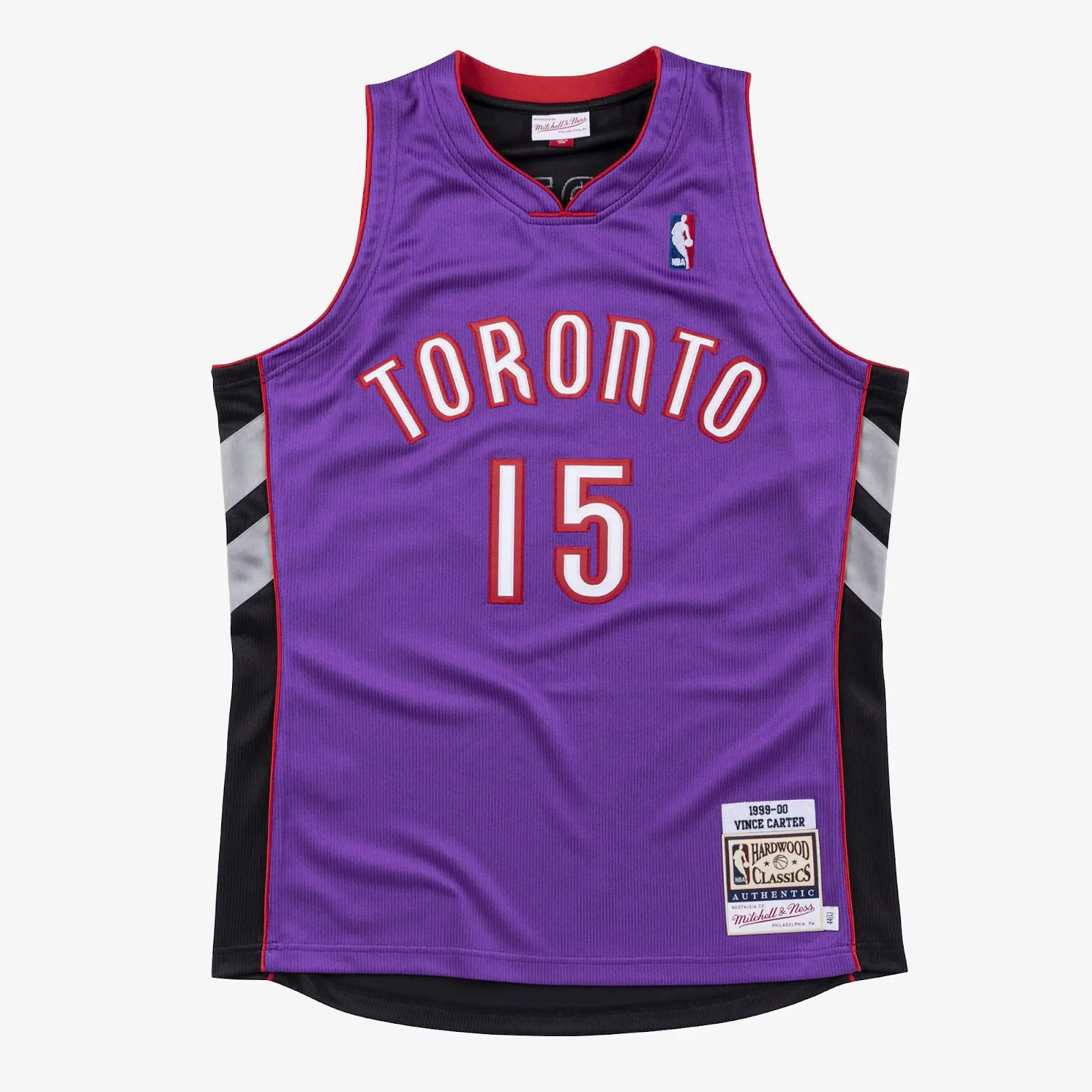 Vince Carter Toronto Raptors 1999-00 Purple Authentic Jersey - Mitchell & Ness NBA Throwback, 90s Retro Basketball Jersey