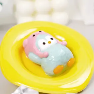 Pawtoto Mini Hat Penguin Squishy Toy Handmade Food Grade Silicon Creamy Clay Feel Soft Quick Rebound #Summervibes