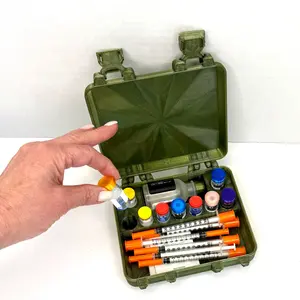 The Niner Insulin Storage Case with Vial Caps!