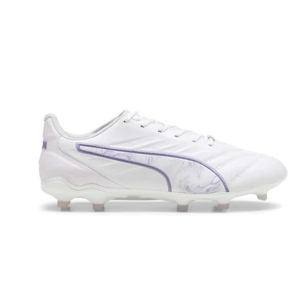 PUMA Womens King Pro Brilliance Firm Ground Soccer Cleats - White PUMA Womens King Pro Brilliance Firm Ground Soccer Cleats - White