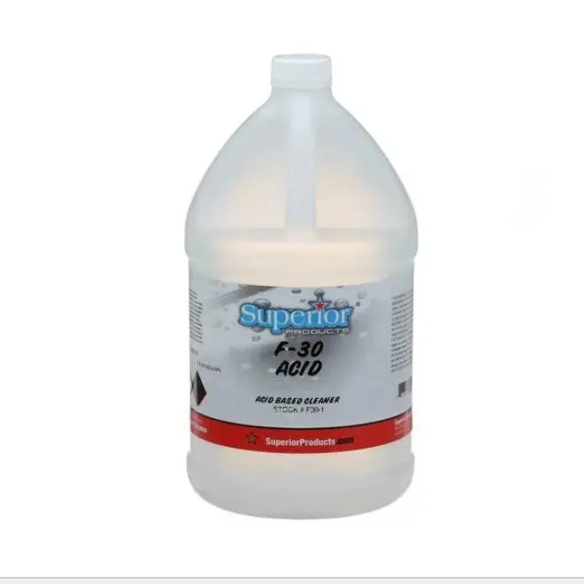 Superior Products F30 Acid-Based Cleaner; 1 Gallon ; Made in the USA
